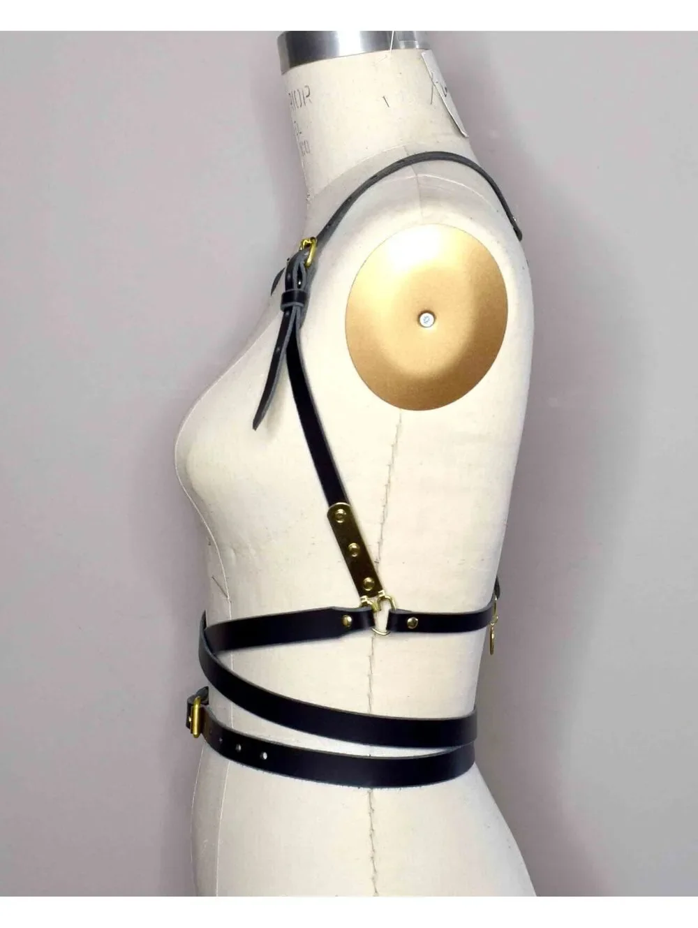 Wrapped Leather Harness- Plus